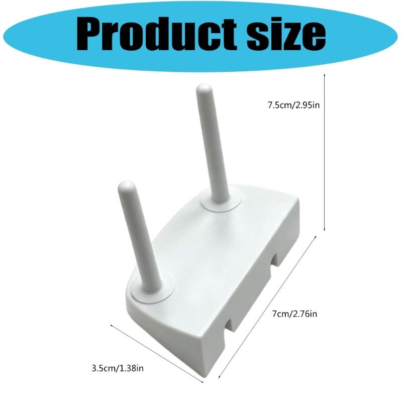 Replacement Thread Support for Household Sewing Machines, Lightweight Plastic Part with Two Vertical Posts for Home Sewing and Garment Repair
