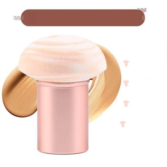 ZOREYA - Спонж для макияжа Mushroom Shape - Almond & Pink
