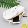 Large Cute Pencil Case Pen Box Zipper Bags Marble Makeup Storage Supplies