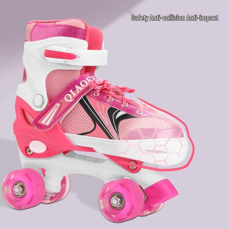 WEZHO Outdoor Quad Roller Skates