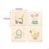 Cartoon Pattern Lacing Toy Set for Children with Hand Eye Coordination Focus