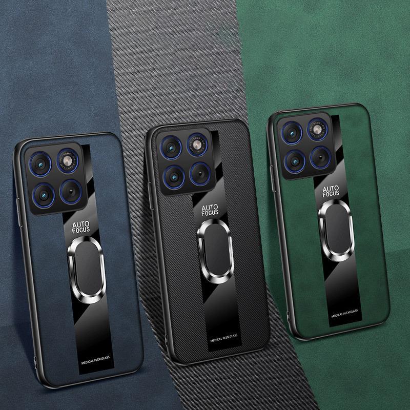 For Moto X70 Air Edge 70 Case Business Magnetic Ring Holder Shockproof sheepskin Leather Soft Silicone Fashion for Motorola Edge 70 X70 Air Back Cover