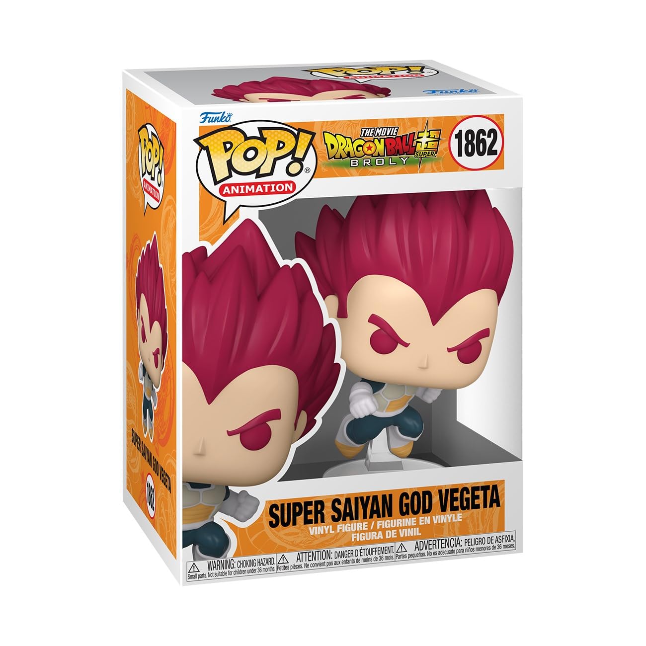 Funko POP Dragon Ball Broly SSG Vegeta Dragon Ball Super Broly Collector Vinyl Figure Gift Idea Official Goods Kids Adults Anime Fan Animation Super