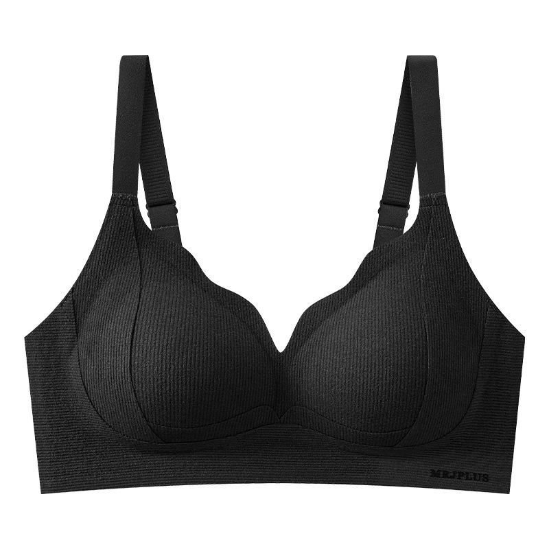 

Traceless lift underwear big breasts show small breasts gather small V sexy waves close breasts anti-sagging bra 2xl 40/90abc cup (recommended 67.5-77.5kg ) чорний
