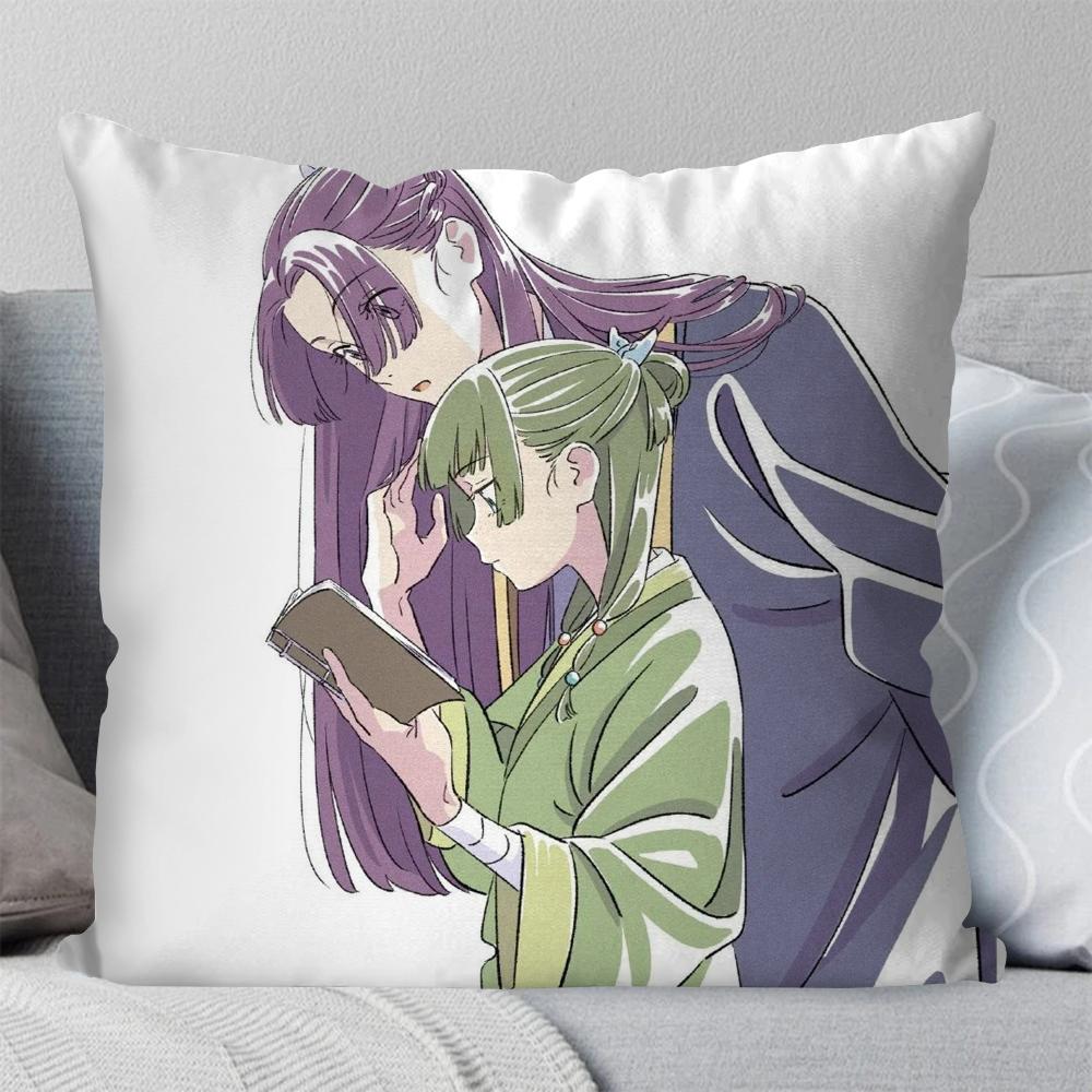 Die Tagebücher der Apothekerin Animations-Kissenbezug Quadratisches Kissen Schlafzimmer Sofa Freizeit Komfort Kissen Wohnzimmer Heimdekoration 40X40