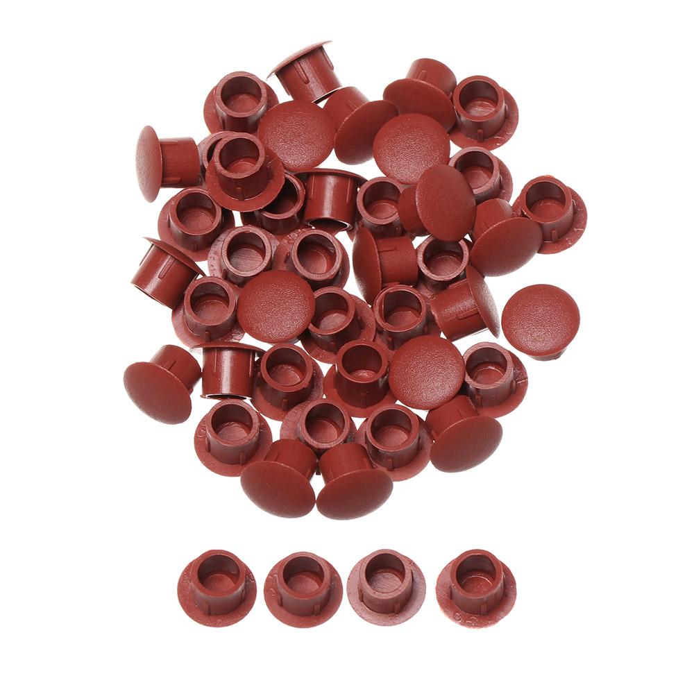 50Pcs Practical Hardware Hole Ornament Exterior Furniture Hole Covers Dust Plug Stopper Protective Cap Screw Decor