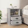 Nightstand Gray Sonoma 43x36x60 Cm