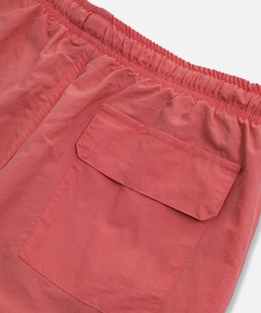 Aimnaseohyumeonbiing Rubber Patched Shorts - Coral