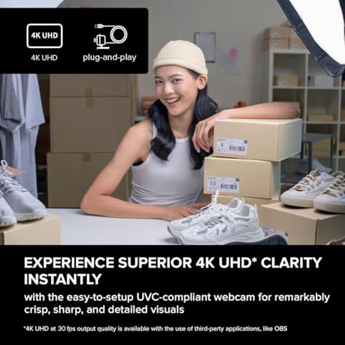 Webcam - Creative - Live! Cam 4K - USB - Noir - Haute définition 4K