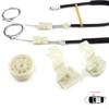 EWR846 Power Window Regulator Repair Set Front Right for Nissan Primera P12 WP12 2001-2008 4/5 Door 80770AV601