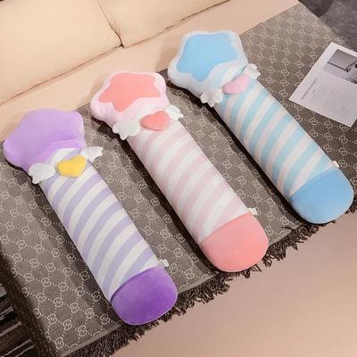 70-110cm New Kawaii 1pc  Plush Fairy Stick Pillow Cute Soft Doll Warm Cushion BedHome Decoration Kids Toys Birthday Gift
