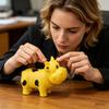 Squeaky Cow Squeeze Toy with Realistic Sound Soft TPR Fidget for Stress Relief & Pranks Cute Farm Animal-Shaped Decompression Gadget for Kids Adults