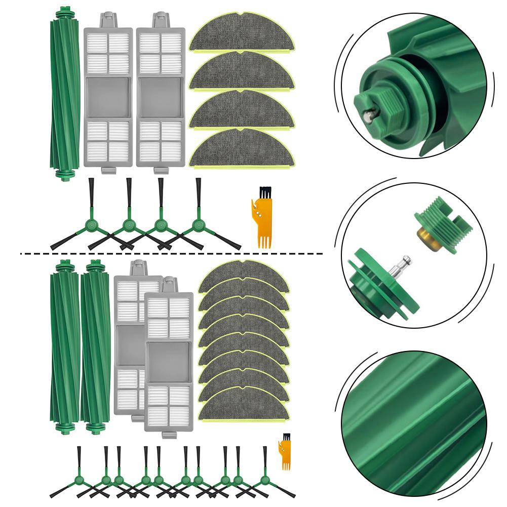 1 Set For Roomba 205 For DustCompactor For Combo Main Side Brush Filter Mop Cloth Vacuum Cleaner Accessories Spare To Replace