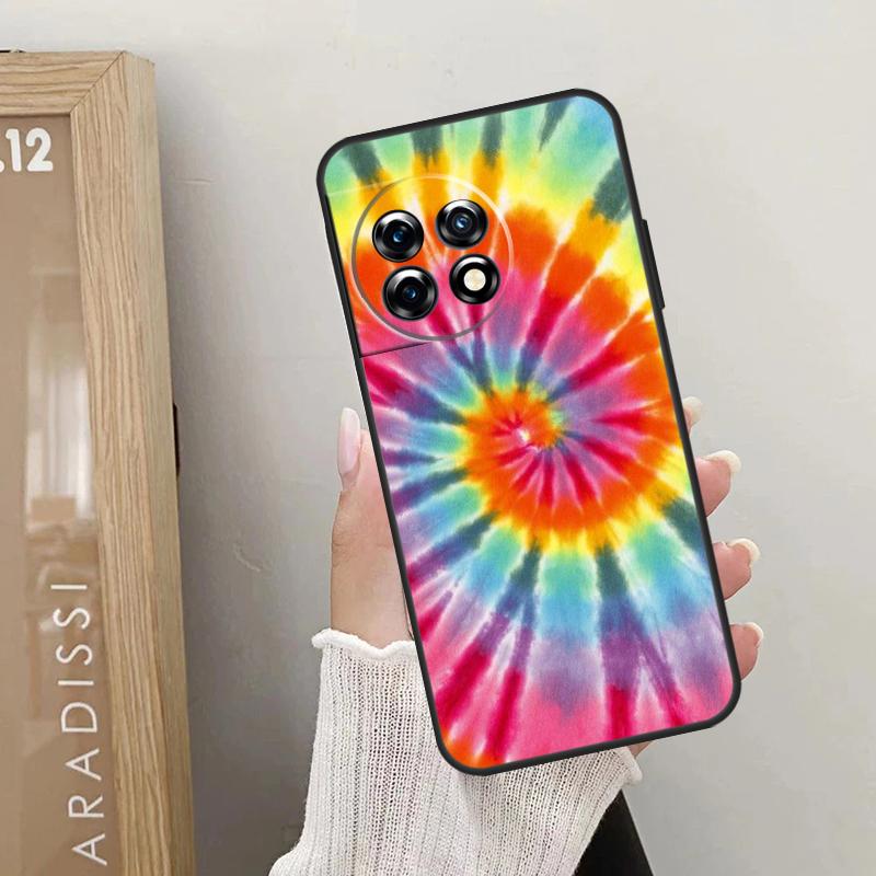 Trippy Tie Dye Hippie Art Case For OnePlus Nord 5 CE 3 4 Lite N20 N30 OnePlus 13T 13R 12R 10T 10R 10 11 12 13 15 Cover