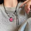 Barbie Star Pendant Necklace Female Sweet Cool Temperament Girlfriend Accessories Sweater Chain Versatile Internet celebrity decorative collarbone