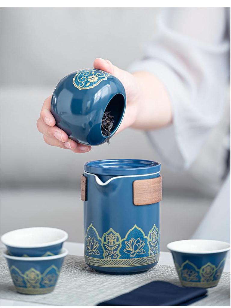 Corporate New Year Gift: Custom Logo Tea Set for Clients and Employees