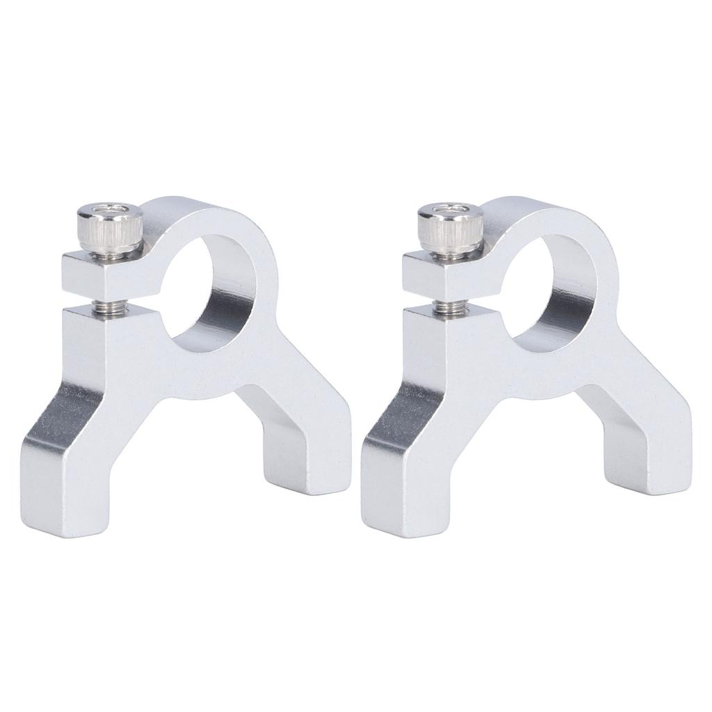 2PCS Clamping Support 1 Side 2 Post M4 Thread Aluminum Clamp Mount Robot Shaft