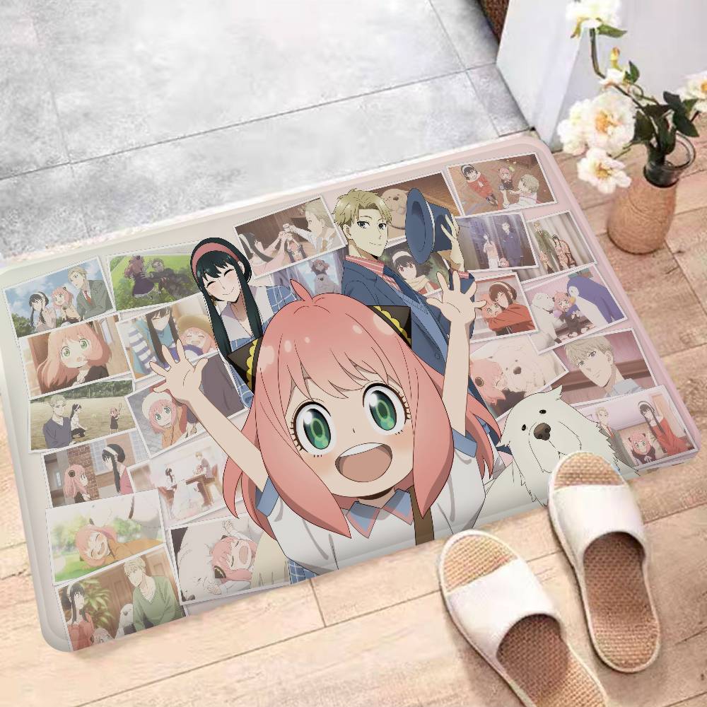 Anime Spy X Family Entrance Door Mat Nordic Style Home Doormat Bathroom-Toilet Mats Bedroom Hotel Decor Mat