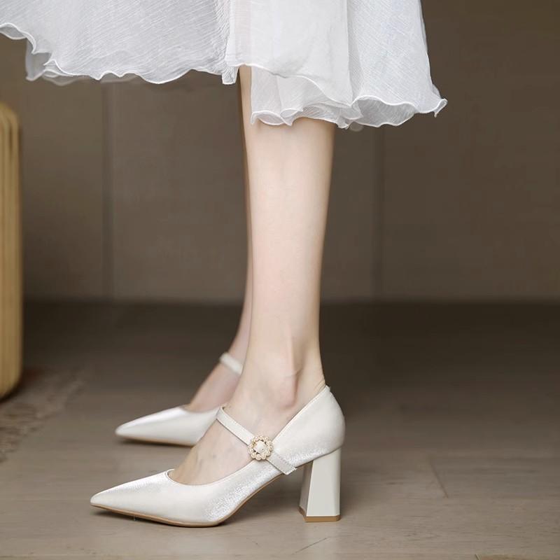 French New Women's High Heels Shoes
