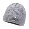 Winter new middle-aged and elderly hats women's fleece warm women's ear protectors knitted wool hats mother grandma hats women