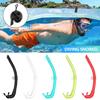 Tuba Pliable en Silicone Souple pour la Plongée Portable Facile à Respirer Tuba Humide avec Étui de Rangement pour l'Apnée la Pêche à la Lance la Natation