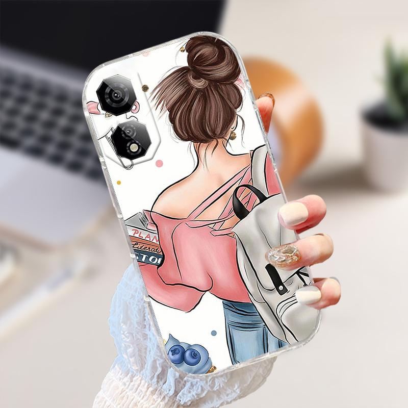 Для ZTE Nubia Neo 2 5G Чохол NubiaNeo2 Мультяшний Тварина М'який Силікон ТПУ Прозорий Чохол Для Nubia Neo2 Z2352N Прозорий Телефон Fundas