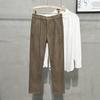 Men's Corduroy Casual Winter Pants with Plus Velvet - Korean Style Tapered Fit