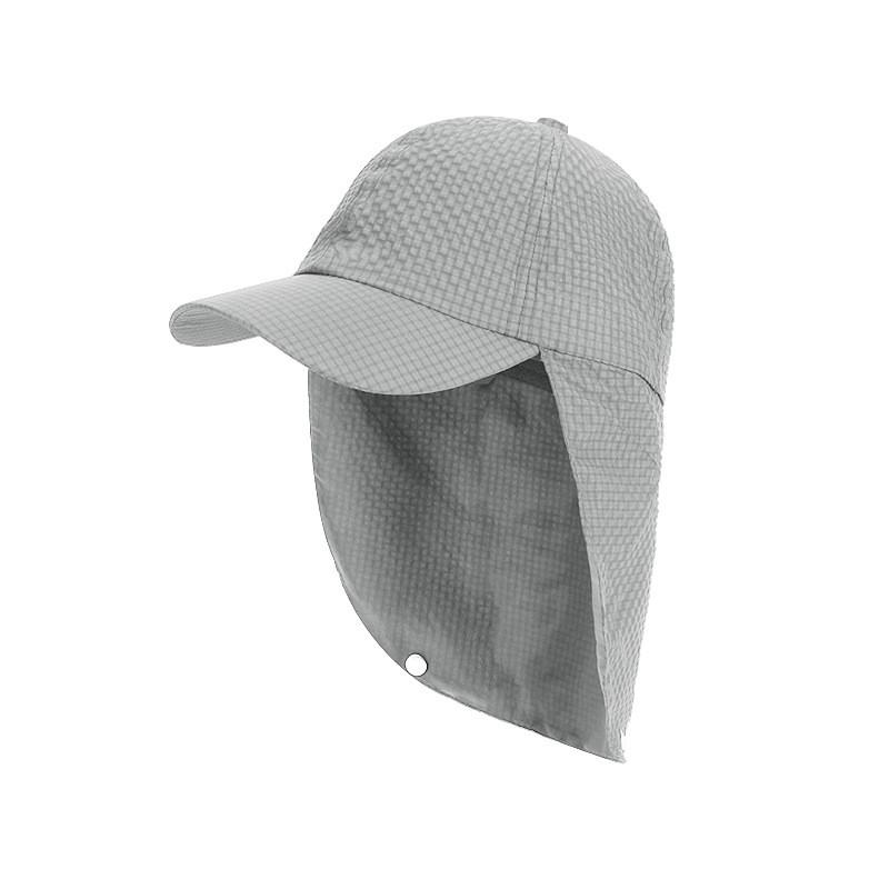 Summer Sunscreen Shoulder Cape Baseball Cap With Waterproof And Breathable Polyester For Outdoor Activities