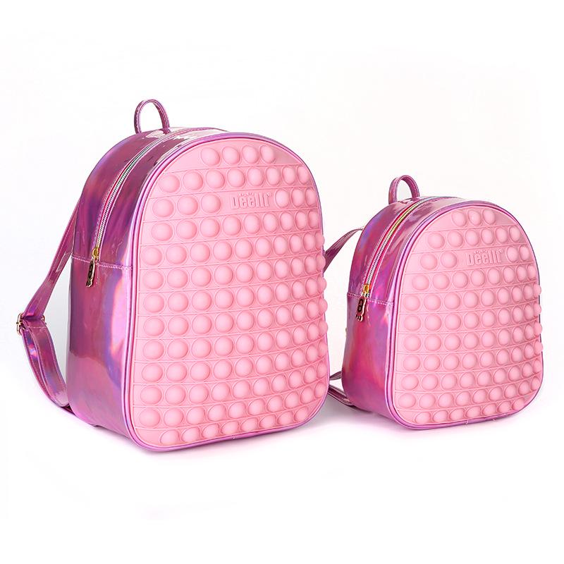 Backpack Mouse Buster: Decompression Bubble Fun Silicone Schoolbag for Kids