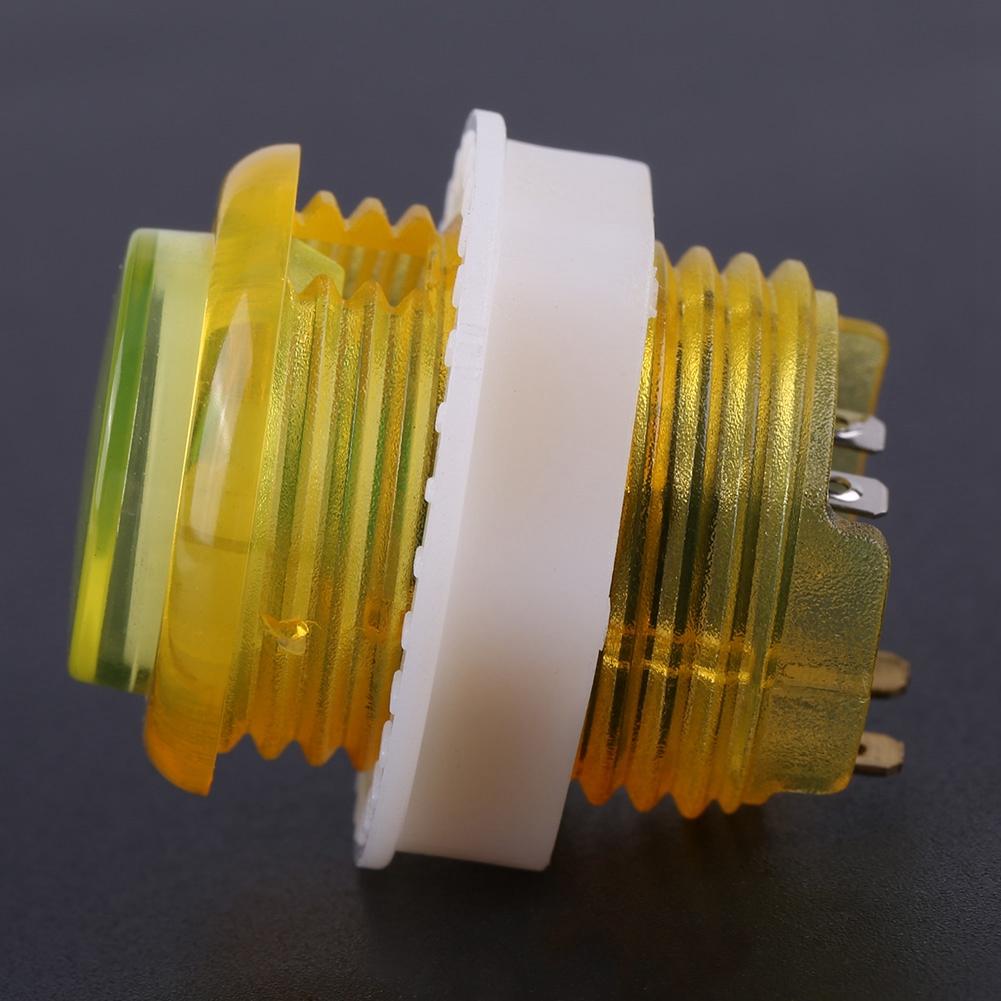 5PC Set LED Illuminated Push Button with Microswitch for Arcade Game