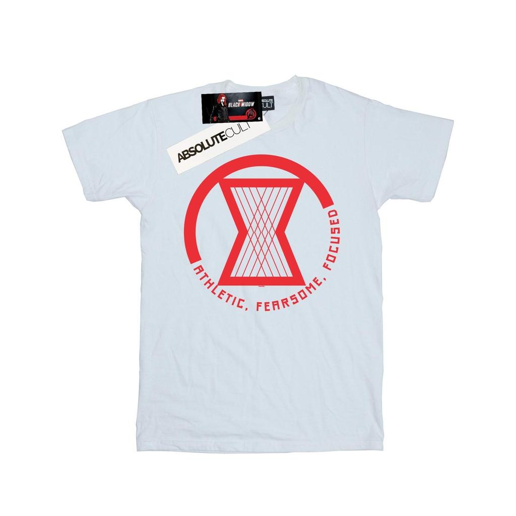 Marvel Mens Black Widow Movie Athletic Logo T-Shirt