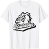 Camiseta Esportiva Vintage Bulldog Mascote Espírito de Equipe