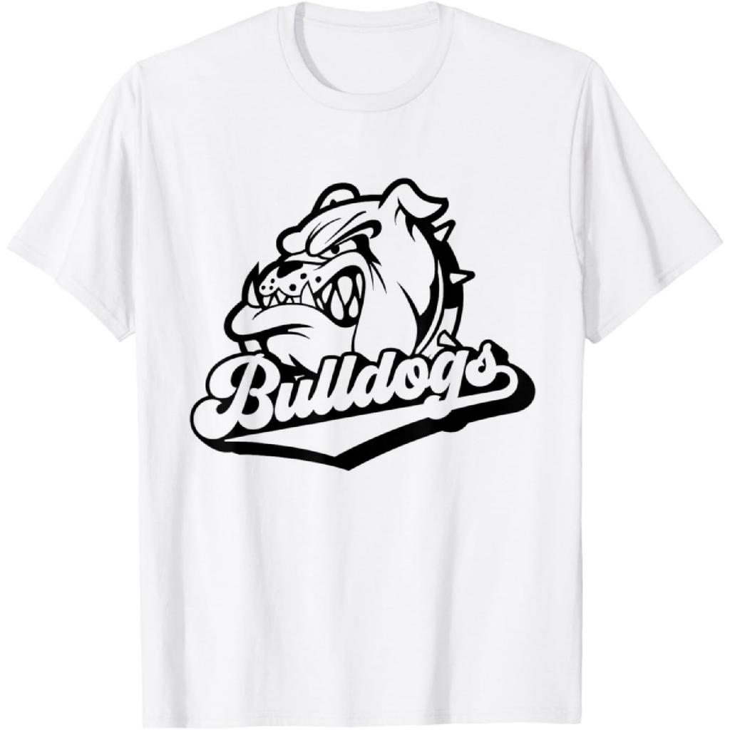 Bulldogs Mascot Team Spirit Vintage Sports Fan T-Shirt