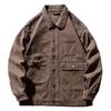 Men's Camouflage Denim Flight Jacket - Loose Korean Style for Spring & Autumn Casual Wear