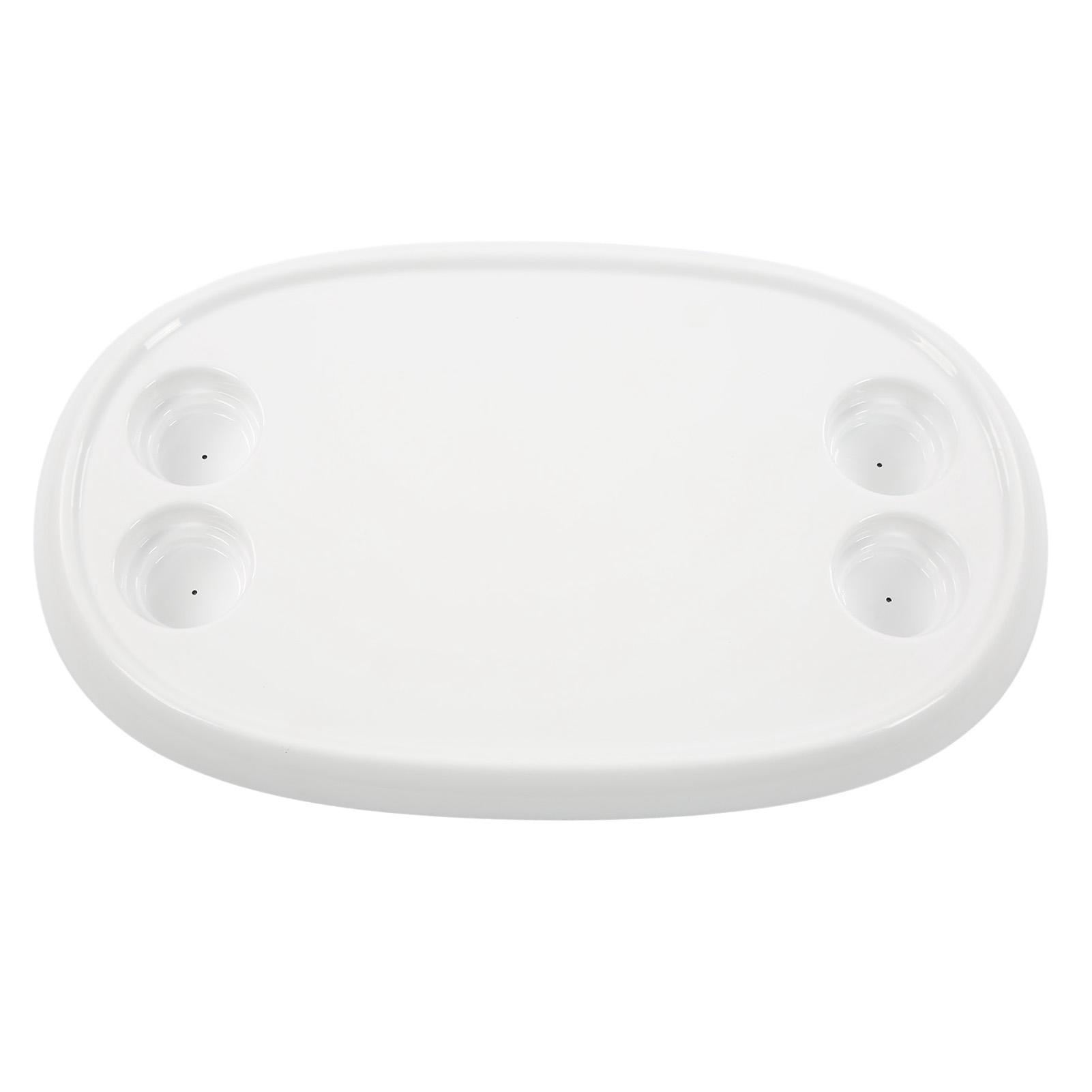 

Стол для обеда в лодке с 4 подстаканниками Съемный офисный стол 680x410 мм Прямоугольный Белый для Кемпера Кара