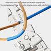 Professional 3 In 1 Wire Stripping Tool with Voltages Detection and Accuracy Cutting Blade for Electricians and DIY Projects