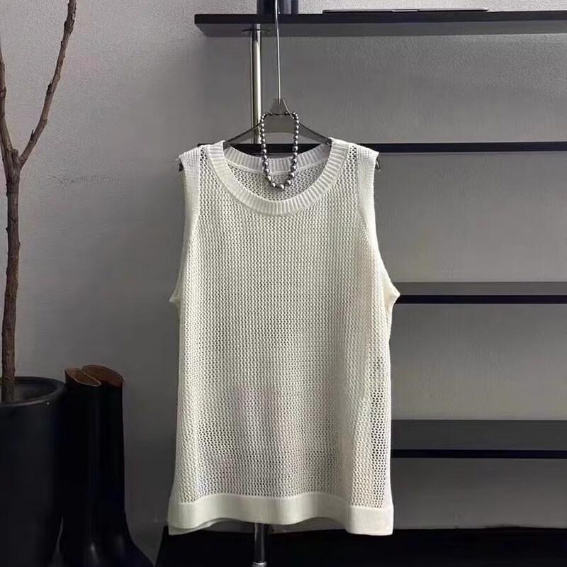 Damen Strickweste mit Lochmuster