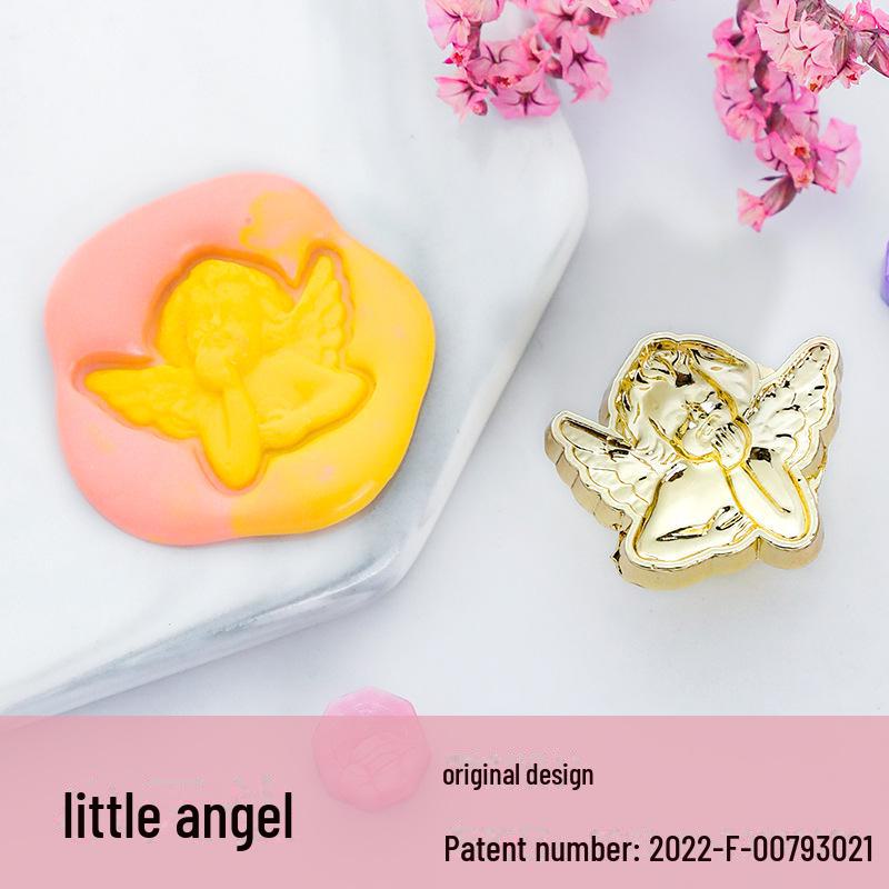 Eco-Friendly Zinc Alloy Retro Wax Seal Head with Color-Preserving Electroplating