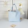 Portable Plaid Bento Lunch Tote Bag