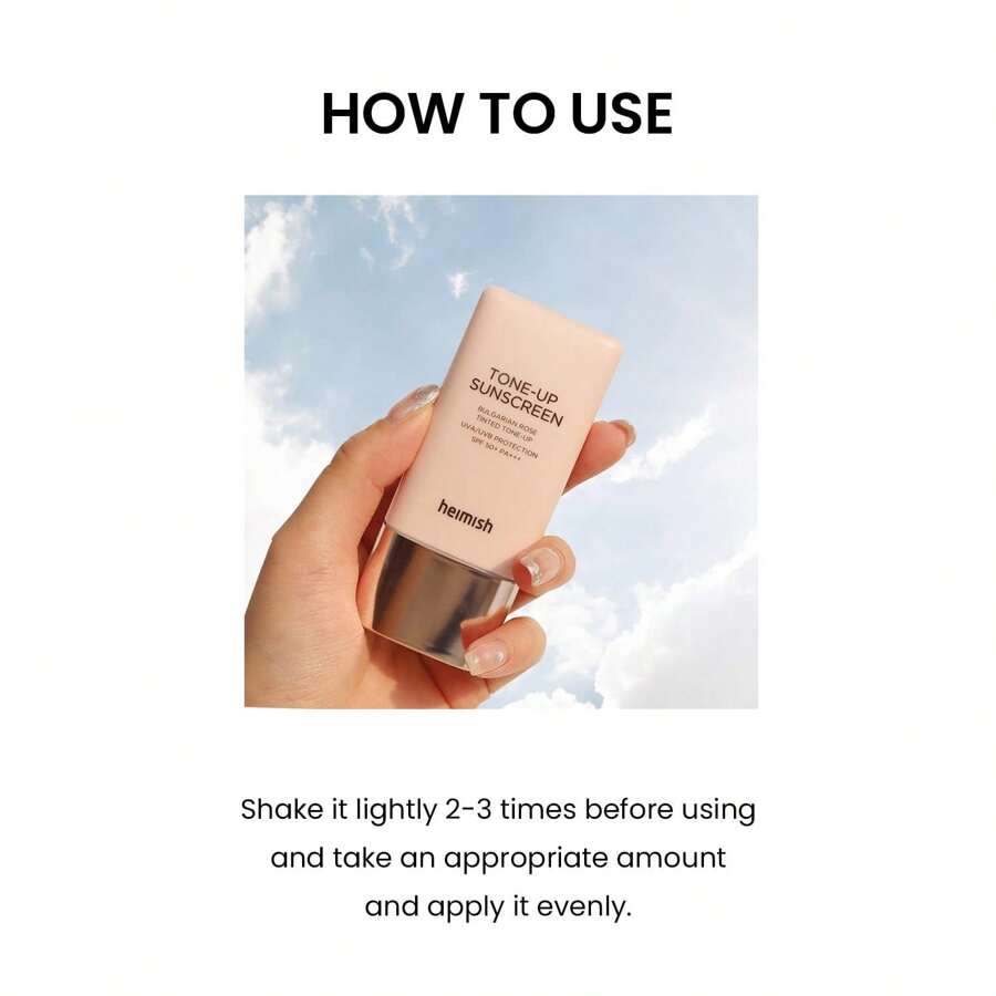 Heimish Bulgarian Rose Tinted Tone-Up Sunscreen 30ml- SPF 50+ PA+++, Multipurpose Tone Up Sunscreen, Primer, Makeup Base For Face, Lightweight