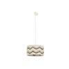 Ceiling Light Home ESPRIT Bicoloured Raffia 50 W 39 X 39 X 21 Cm