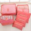 Six-Piece Travel Organizer Set for Clothes, Shoes & Suitcase – Multifunctional Storage for Business Trips