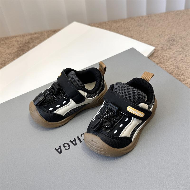 

Детская обувь для детей 0-4 лет, обувь для малышей на мягкой подошве, обувь для мальчиков, защита от ударов и нескользящая, весенне-осенняя, мужская, сокровище, спортивная повседневная обувь на липучках 17