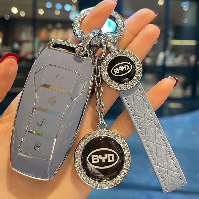 BYD Han Key Case: Compatible with Women Dolphin Qin, Song Plus Dmi, Yuan Pro, Tang Dmi, Han EV