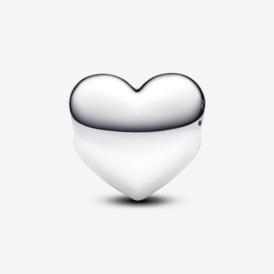 Brand New Copper Metal Heart Charm Bead Component Designed For Authentic Original Bracelet High Quality Fine Jewelry Necklace Heart Shaped Bead