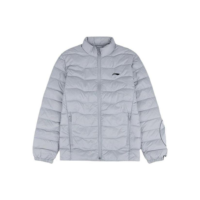 

Li-Ning Lightweight Solid Color Stand Collar Long Sleeve Down Jacket Men outerwear AYMR435-2 M