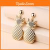 Pineapple Summer Fashion Earrings For Women Alloy Jewelry Accessory Gift