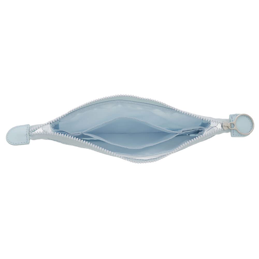 Sunstar Stationery Pen Case Clear Pouch Mitte Flat Light Blue S2314452