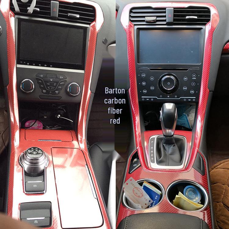 13-18 Mondeo Autocolant Interior Fibră de Carbon pentru Schimbătorul de Viteze și Consola