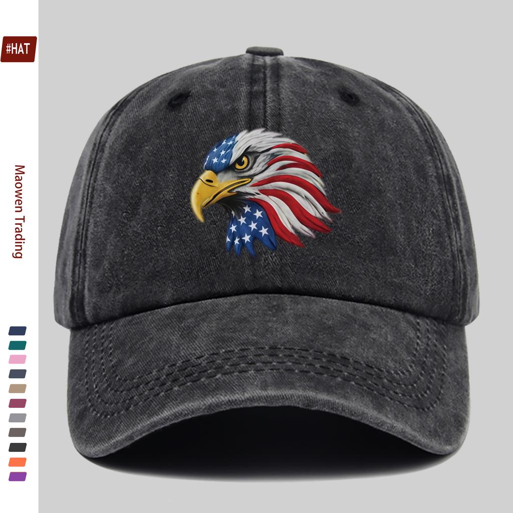 Pc American Founding Th Anniversary Commemorative Eagle And Stars And Stripes Printed Baseball Cap Independence Day Celebra
